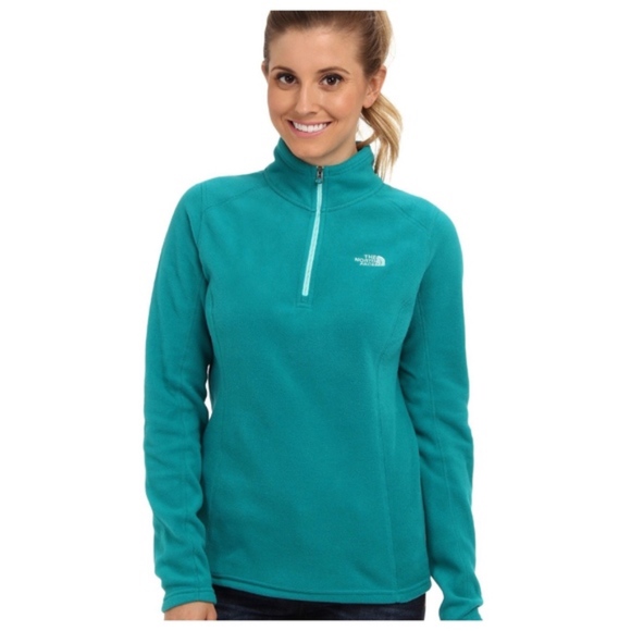 North Face Glacier 1/4 Quarter Zip Pullover Fleece - Picture 1 of 6